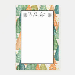 エバカラフルーグリーンクリスマスの森 ポストイット