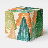 エバカラフルーグリーンクリスマスツリーの森 フェイバーボックス (正面サイド)