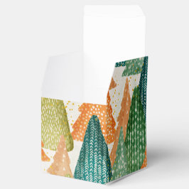 エバカラフルーグリーンクリスマスツリーの森 フェイバーボックス