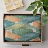 エバカラフルーグリーンクリスマスツリーの森 薄葉紙 (ギフト)