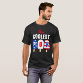 エバクールプシのおもしろいアイスクリームのアメリ Tシャツ (正面フル)