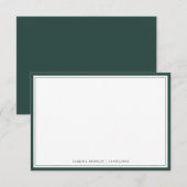 エバグリーンミニマルフラットカード ノートカード (正面/裏面)