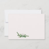 エバグリーンRSVPカード 招待状 (裏面)