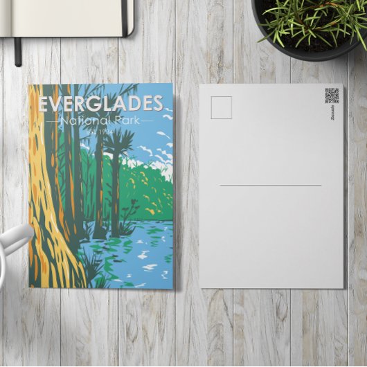 エバグレーズ国立公園 フロリダ州 ヴィンテージ ポストカード