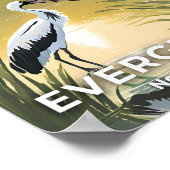 エバグレーズ国立公園 | 水彩画のコウテイペンギン ポスター (角)