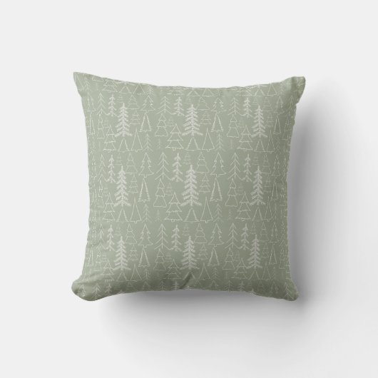 エバミニマルーグリーンフォレスト クッション (正面)