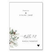 エバモダンーグリーンチキンミール選択座席表 テーブルナンバー (正面)