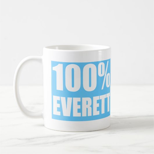 エバレット名 コーヒーマグカップ (左)