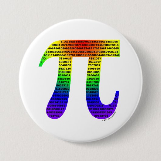 エバンのPi #2ボタン 缶バッジ (正面)