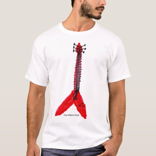 エバンは芸術家に水をまきます Tシャツ (正面)