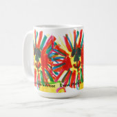 エバンウォーターズアーティストコーヒーマグ コーヒーマグカップ (正面左)