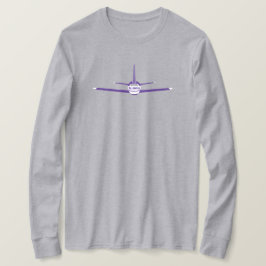 エバンストンイリノイIL飛行機ロゴ Tシャツ