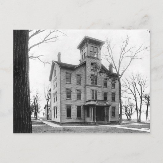 エバンストン旧大学1855年に建てられた ポストカード (正面)