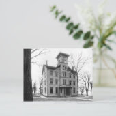 エバンストン旧大学1855年に建てられた ポストカード (スタンド正面)