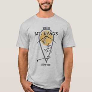 エバンス山の頂上まで自転車で行け! Tシャツ