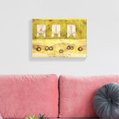 エバンス転がは床敷物に身を包む キャンバスプリント (インサイチュ (リビング))