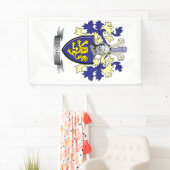 エバンズの家紋の紋章付き外衣 横断幕 (インサイチュ)