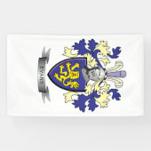 エバンズの家紋の紋章付き外衣 横断幕 (横)