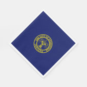 エバンズビル国旗（インディアナ） スタンダードランチョンナプキン (角)