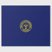 エバンズビル国旗（インディアナ） ラッピングペーパー (フラット)