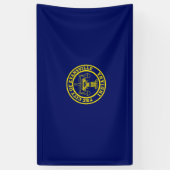 エバンズビル国旗(インディアナ) 横断幕 (縦)