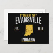 エバンズビル ポストカード (正面/裏面)