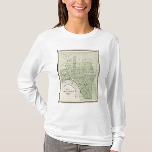 エバンズビル、Vanderburgh Coの計画 Tシャツ (正面)