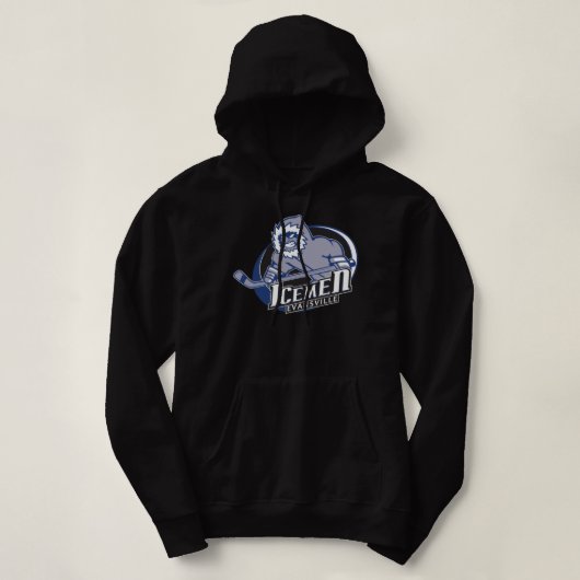 エバンズヴィルアイスクラシックメンTシャツ パーカ (デザイン正面)