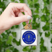 エバンズヴィルインディアナ キーホルダー (手)