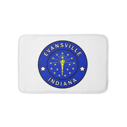 エバンズヴィルインディアナ バスマット (正面)