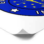 エバンズヴィルインディアナ ポスター (角)