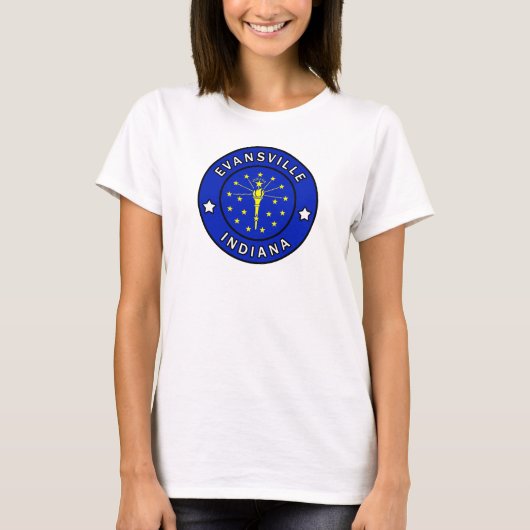 エバンズヴィルインディアナ Tシャツ (正面)