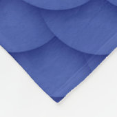 エバン-青 フリースブランケット (角)