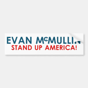 エバンMcMullin -アメリカを立てて下さい! バンパーステッカー