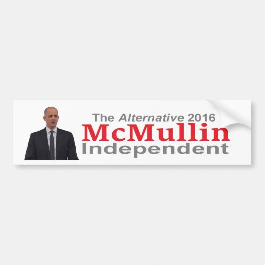 エバンMcMULLIN 2016年 バンパーステッカー (正面)