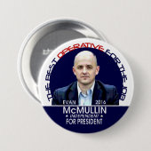 エバンMcMullin 2016年 缶バッジ (正面&裏面)