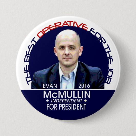 エバンMcMullin 2016年 缶バッジ (正面)