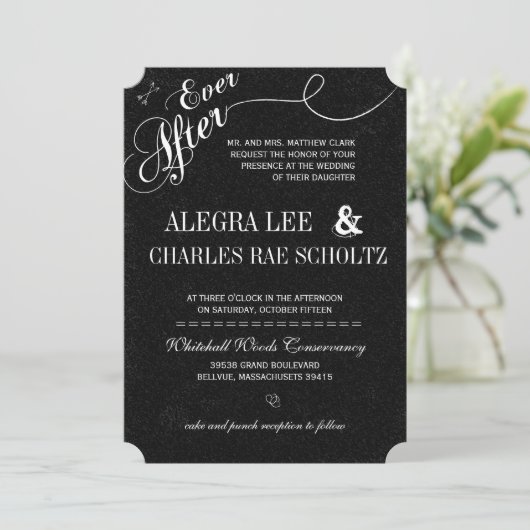 エバーアフターシャルボード招待状 招待状 (スタンド正面)