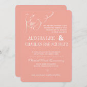 エバーアフターシャルボード招待状 招待状 (正面/裏面)