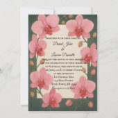 エバーアフター オーキッド フォト ウェディング 招待状 (正面)