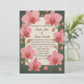 エバーアフター オーキッド フォト ウェディング 招待状 (スタンド正面)