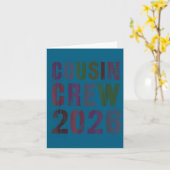 エバーカズン Crew 2026 ブート イラスト カード (黄色い花)