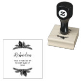 エバーグピ縁どンカスタムコーン差出人住所 ラバースタンプ (押印)