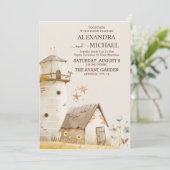 エバーグフ素朴ィールズバーン結婚式招待状 招待状 (スタンド正面)