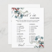 エバーグリーンあなたの財布の赤ちゃんシャワーゲームに何がある (正面/裏面)