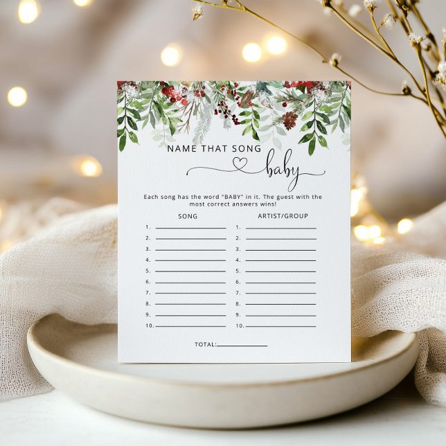 エバーグリーンその歌の赤ちゃんシャワーのゲーム (クリエイターアップロード済み)