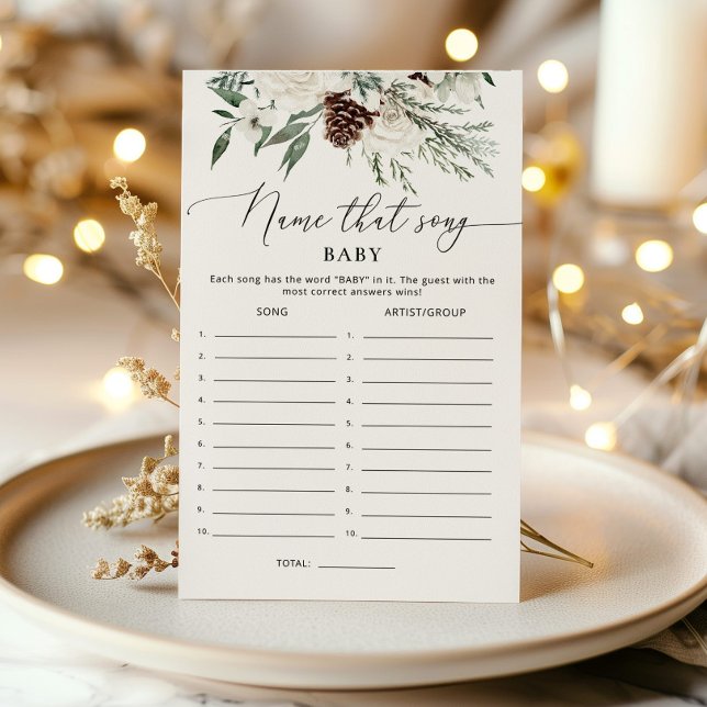 エバーグリーンその歌の赤ちゃんシャワーのゲーム (クリエイターアップロード済み)