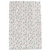 エバーグリーンとレッドホリデー ミディアムペーパーバッグ (正面)