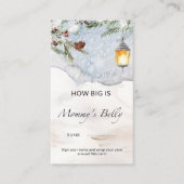 エバーグリーンどのぐらいの大きさのお母さんの腹の囲いカード エンクロージャーカード (正面)