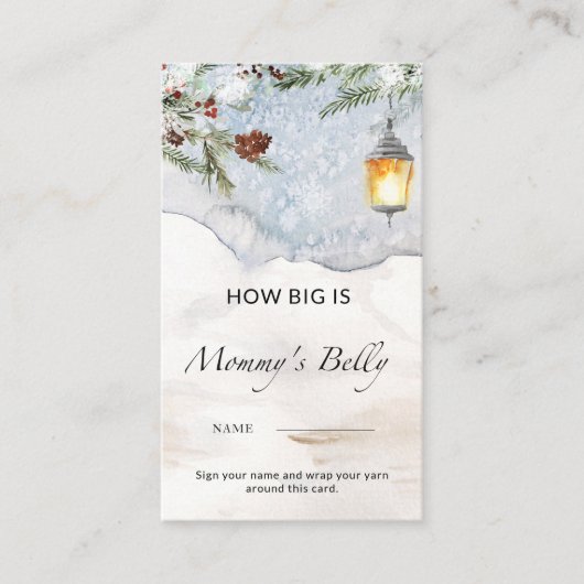 エバーグリーンどのぐらいの大きさのお母さんの腹の囲いカード エンクロージャーカード (正面)
